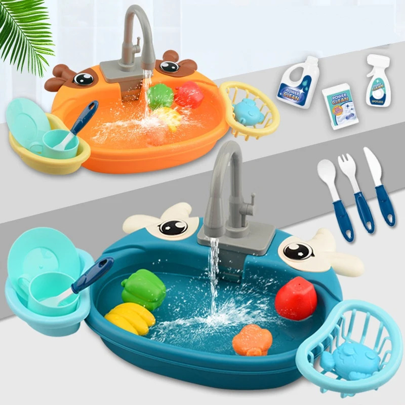 Kids Outdoor Kitchen Accessories - Toy Kitchen Set for Toddlers with