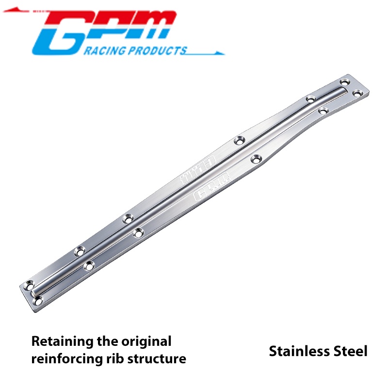Tamiya Model Rc Car - GPM SMAKM016 STAINLESS STEEL CHASSIS BASH