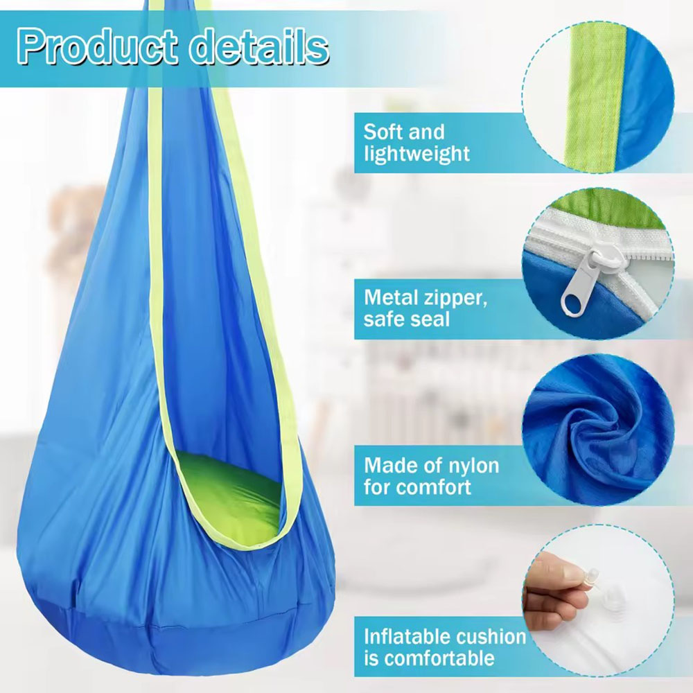 Kids Pod Swing Seat Nylon Hang - Kids Outdoor Swing review and price