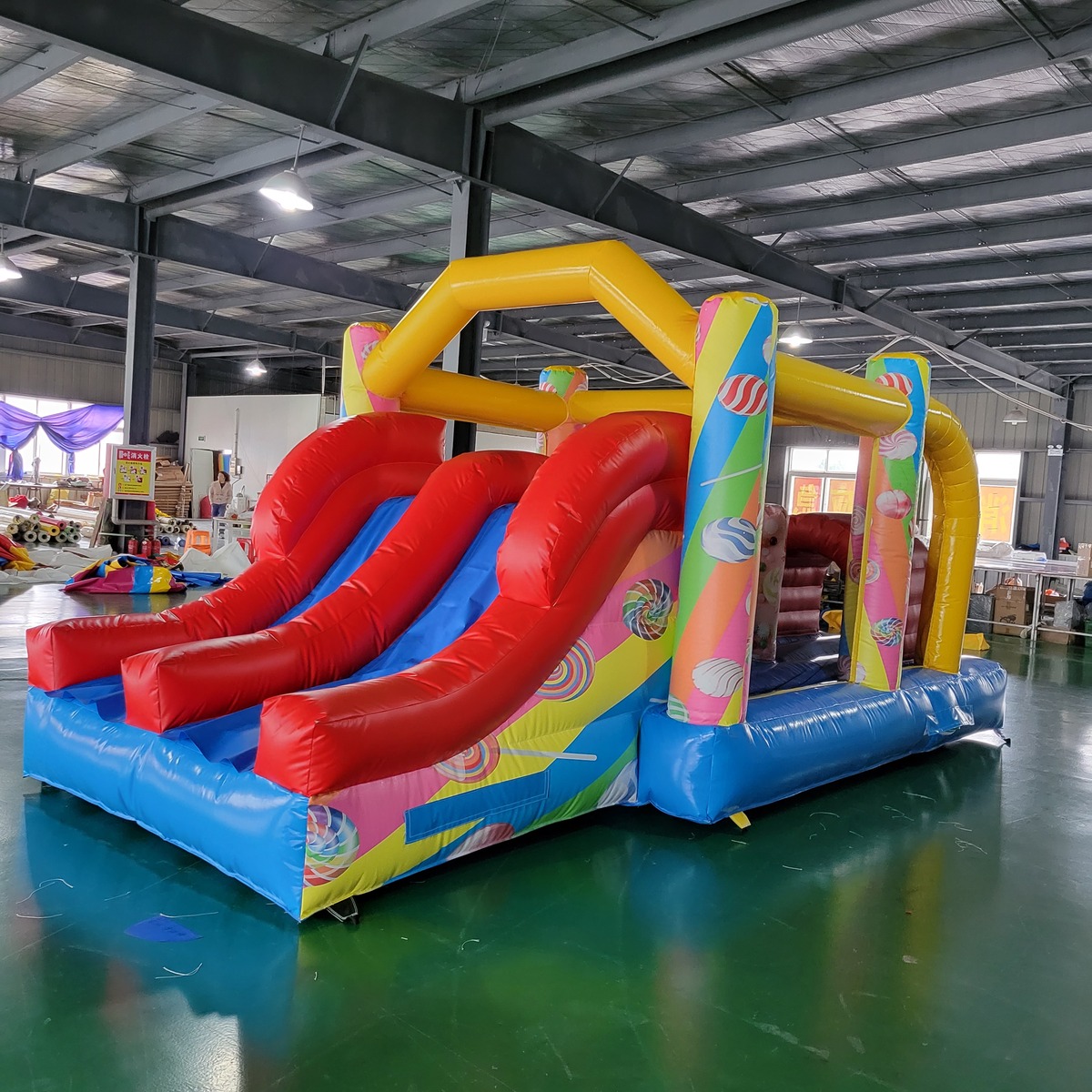 Commercial PVC Tarpaulin Kids  - Kids Outdoor Slide review and price