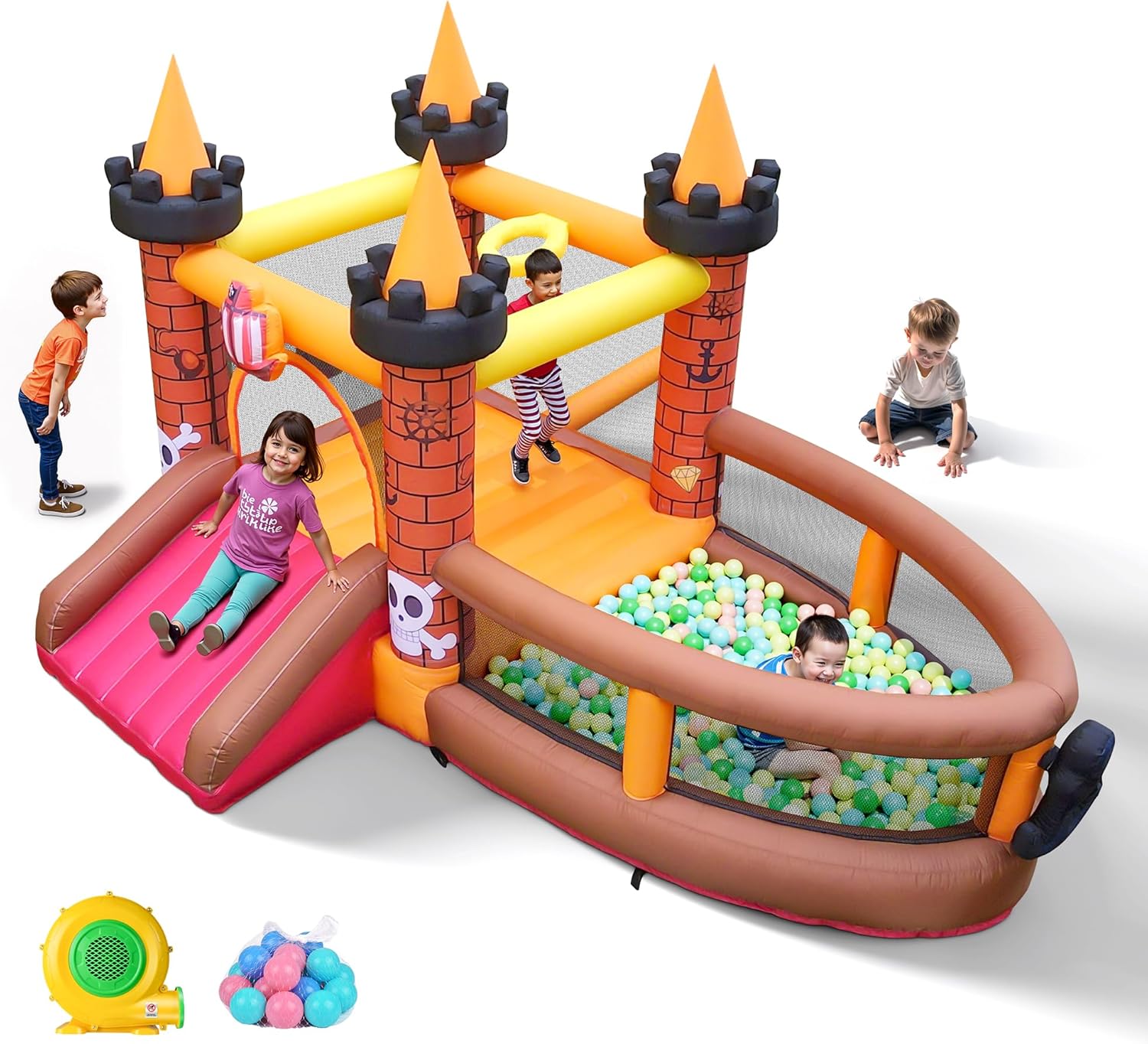 Inflatable Bounce House for Ki - Kids Outdoor Slide review and price