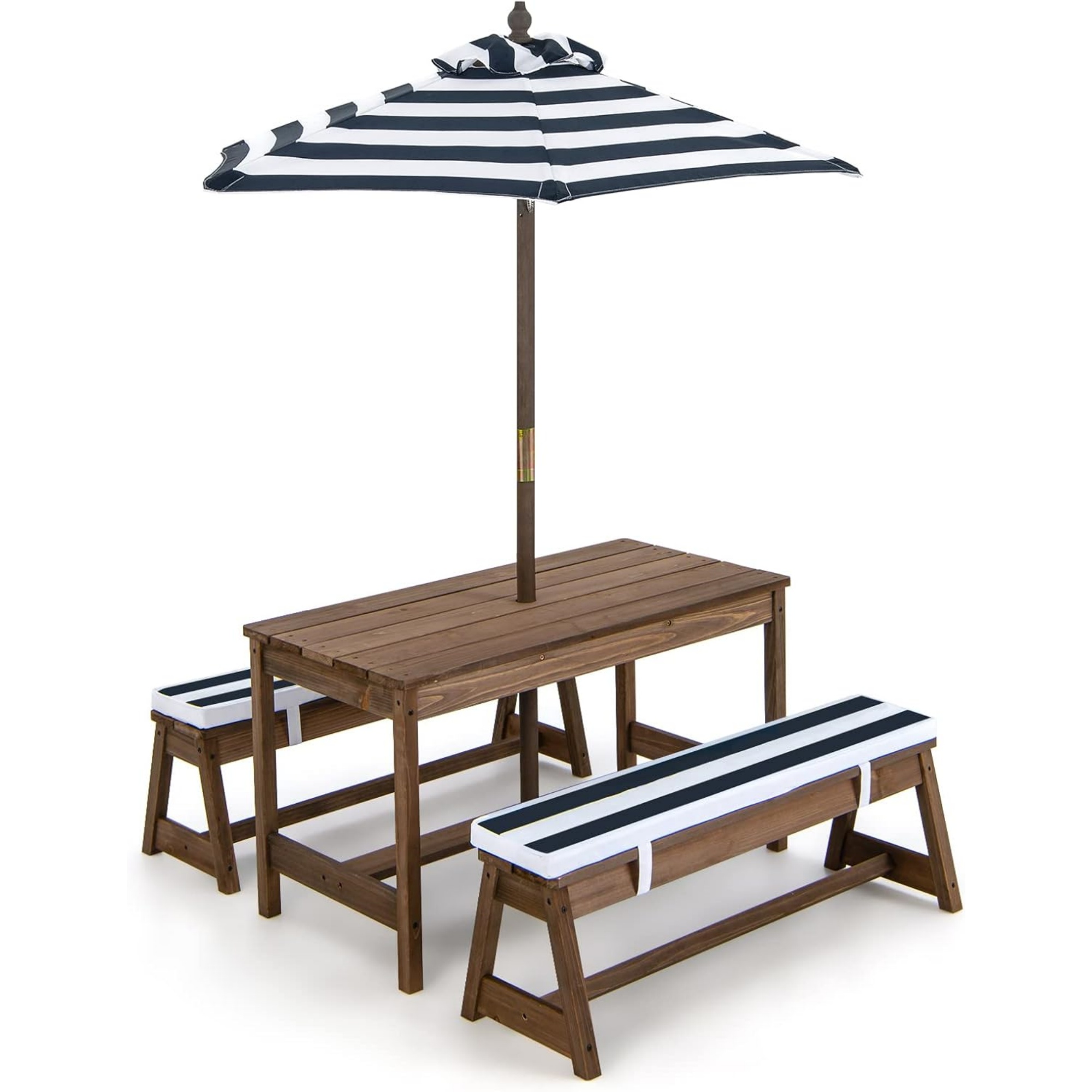 Kids Picnic Table with Umbrell - Kids Outdoor Bench With Umbrella review and price