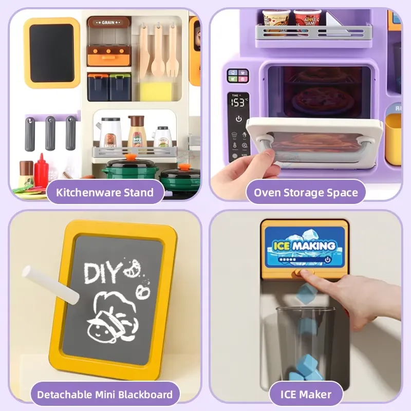90cm Large Pretend Play Kitche - Kids Outdoor Kitchen Accessories review and price