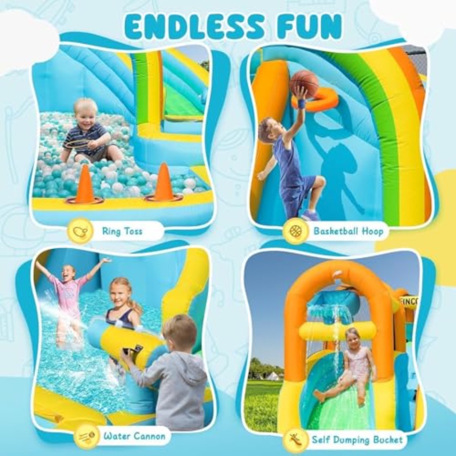 Backyard outdoor inflatable wa - Kids Outdoor Slide review and price