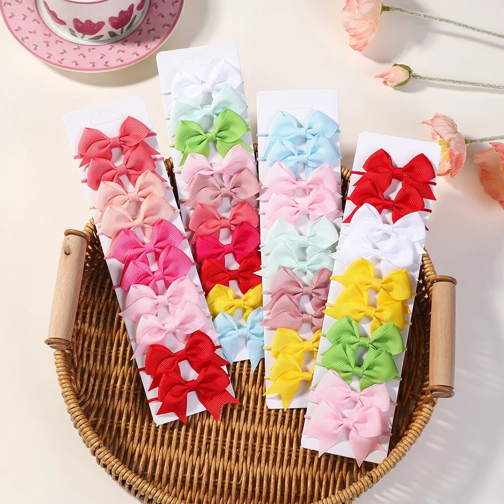 10Pcs Bows Elastic Hair rubber - Kids Outdoor Decor review and price