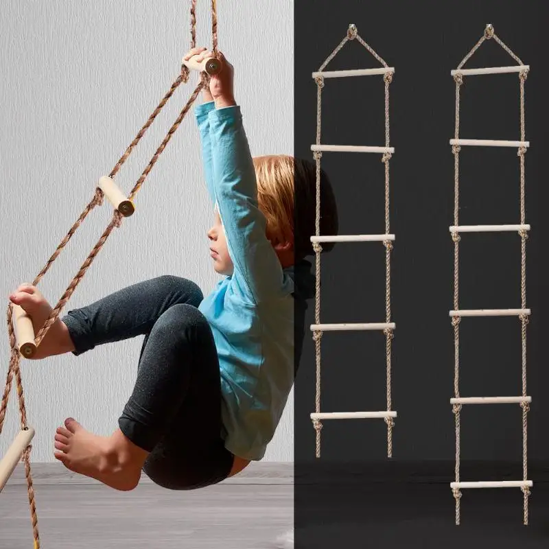 Kids Wooden Ladder Outdoor Act - Kids Outdoor Swing review and price