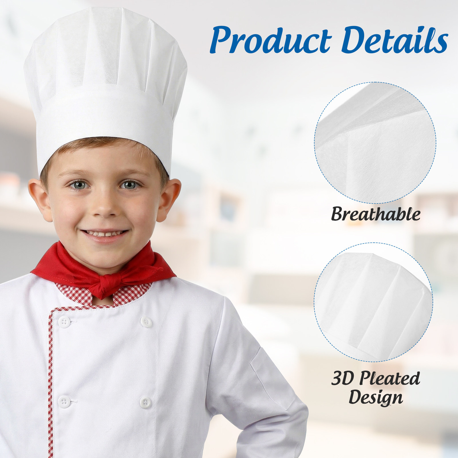 20pcs Children Disposable Chef - Kids Outdoor Kitchen Accessories review and price