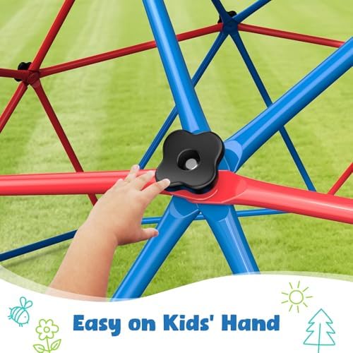 Clim Dome Swing Set with LED S - Kids Outdoor Jungle Gym Dome review and price