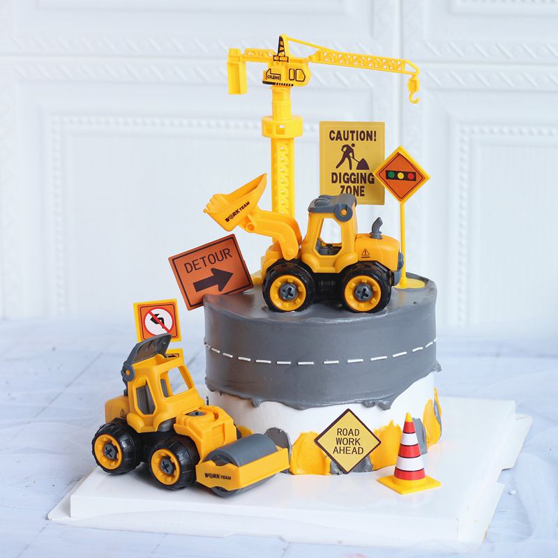 Excavator Crane Tractor Cake T - Kids Outdoor Excavator review and price