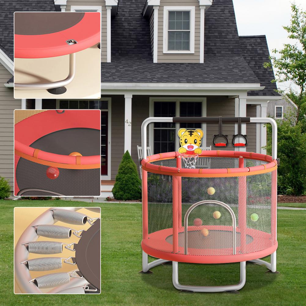 Kids Trampoline, Adjustable Ba - Kids Outdoor Swing review and price