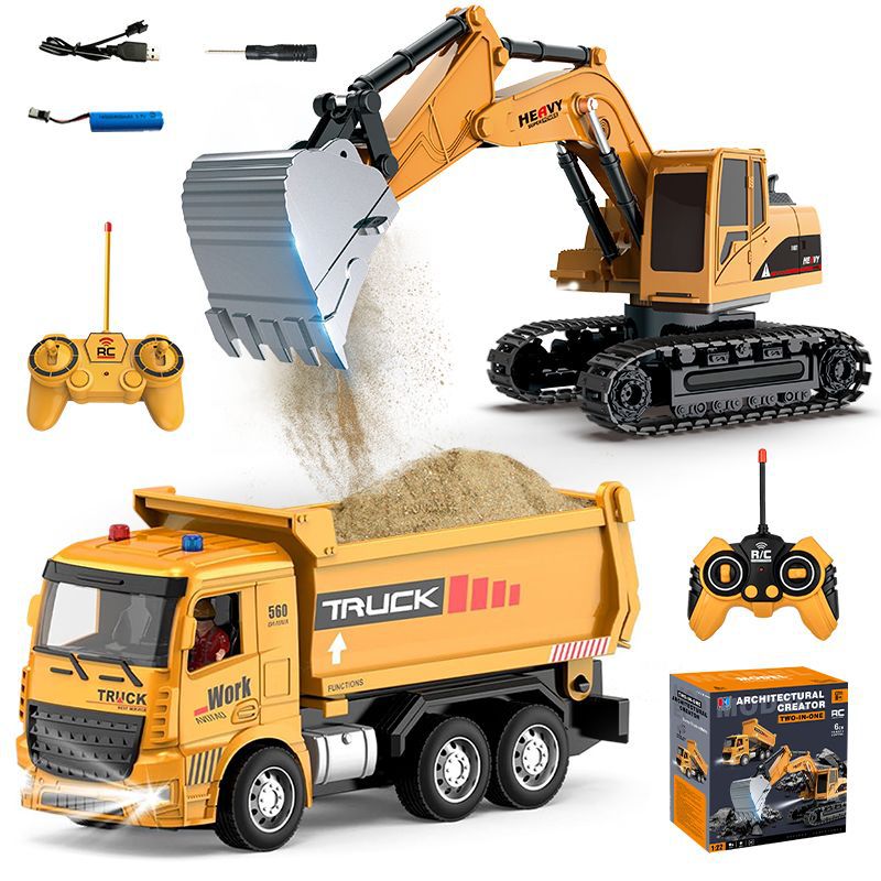 Alloy Remote Control Excavator - Kids Outdoor Excavator review and price