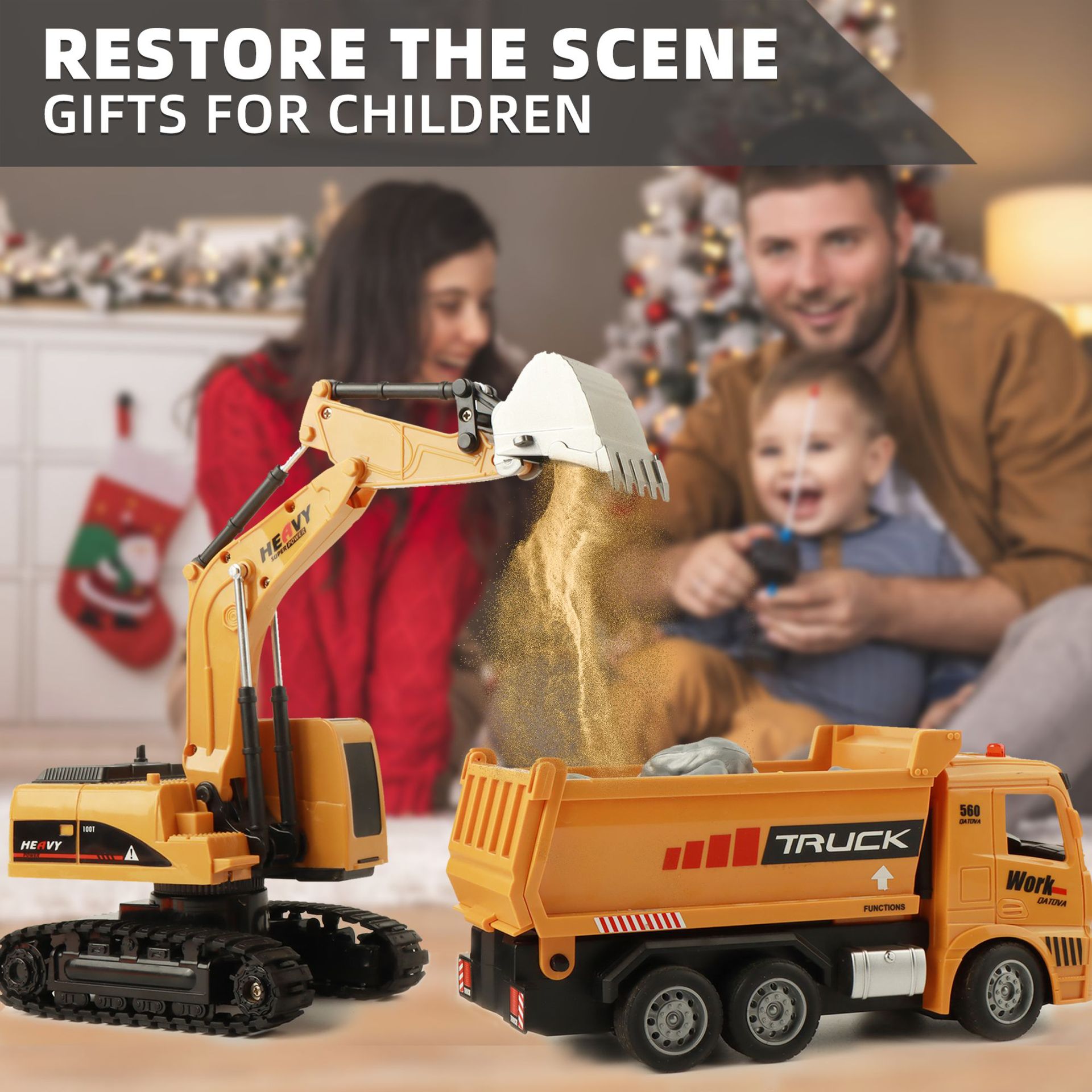 Alloy Remote Control Excavator - Kids Outdoor Excavator review and price