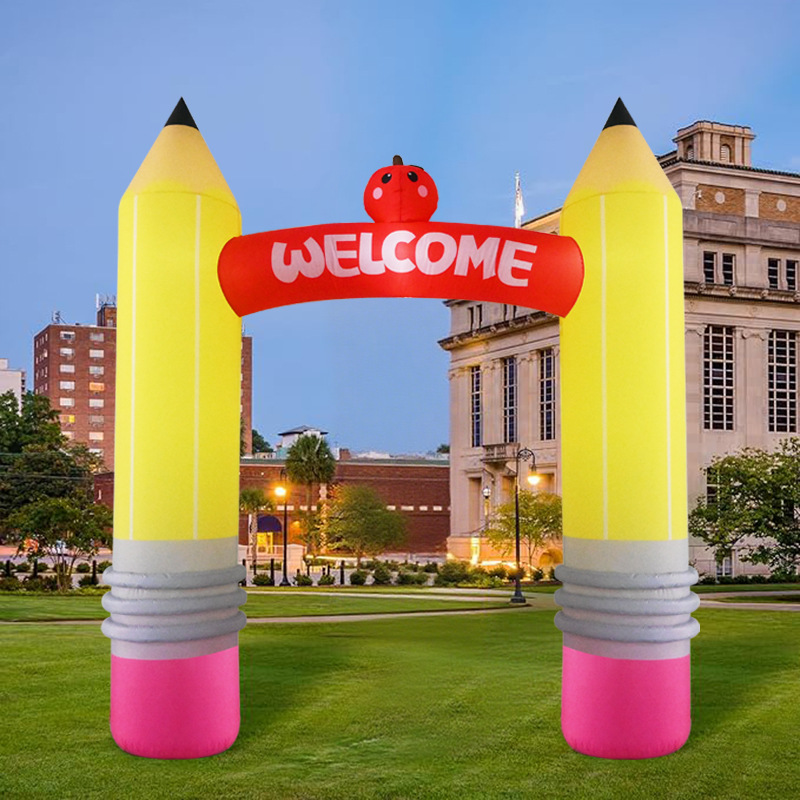 9FT Inflatable Pencil Arch Dec - Kids Outdoor Decor review and price