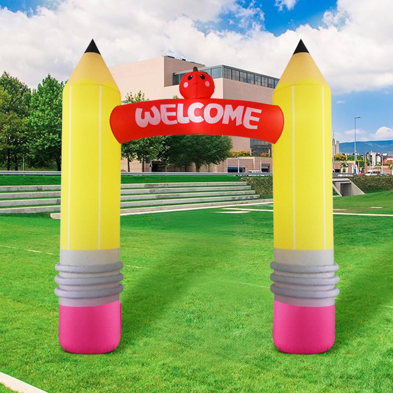 9FT Inflatable Pencil Arch Dec - Kids Outdoor Decor review and price