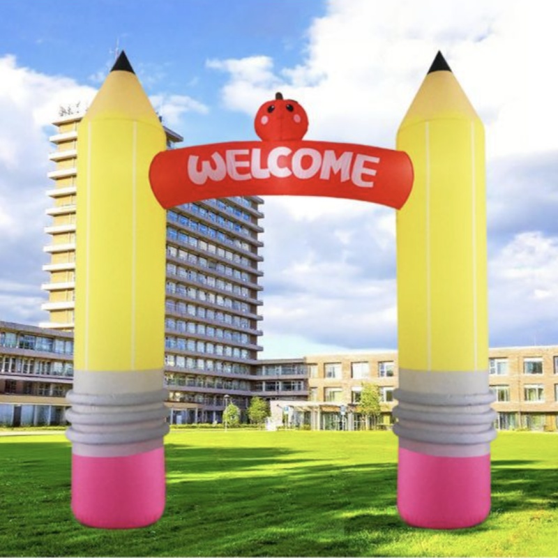 9FT Inflatable Pencil Arch Dec - Kids Outdoor Decor review and price