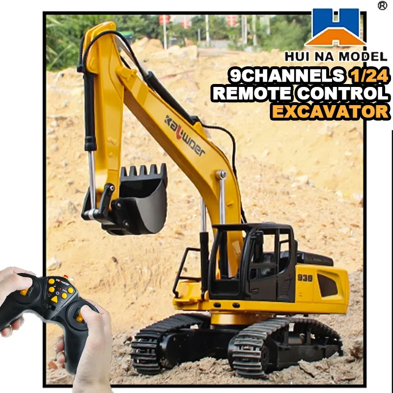 Huina Rc Excavator 1/24 9Ch Re - Kids Outdoor Excavator review and price