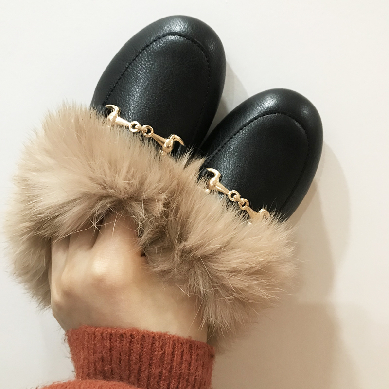Winter Kids Fur Princess Shoes - Kids Indoor Outdoor Slippers review and price