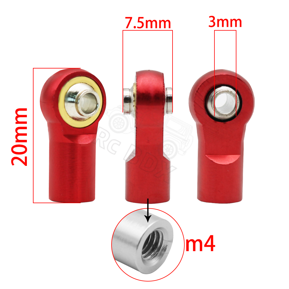Metal M3 M4 Link Tie Rod End B - Tamiya Model Rc Car review and price