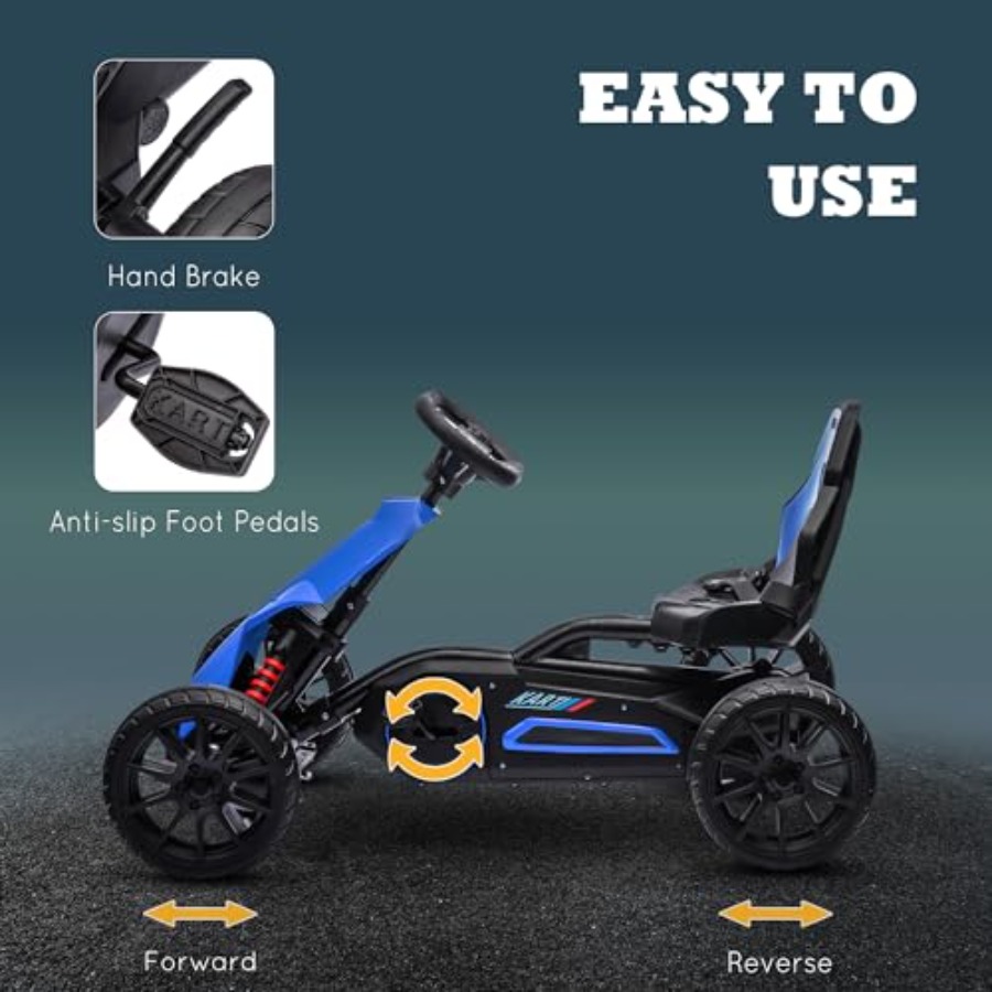 Kids Pedal Go Kart, Outdoor Ri - Go Kart Pedal Kids review and price
