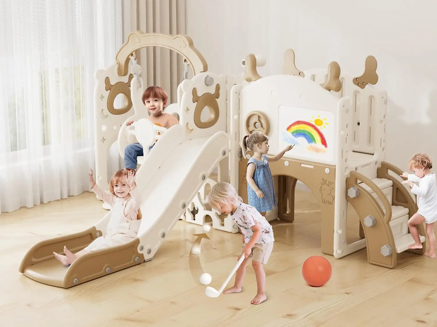 13-in-1 Toddler Slide and Swin - Kids Outdoor Swing review and price