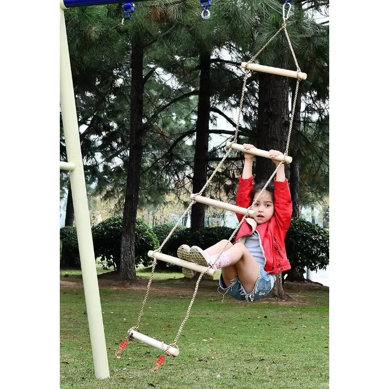Children Climbing Rope Ladder  - Kids Outdoor Swing review and price