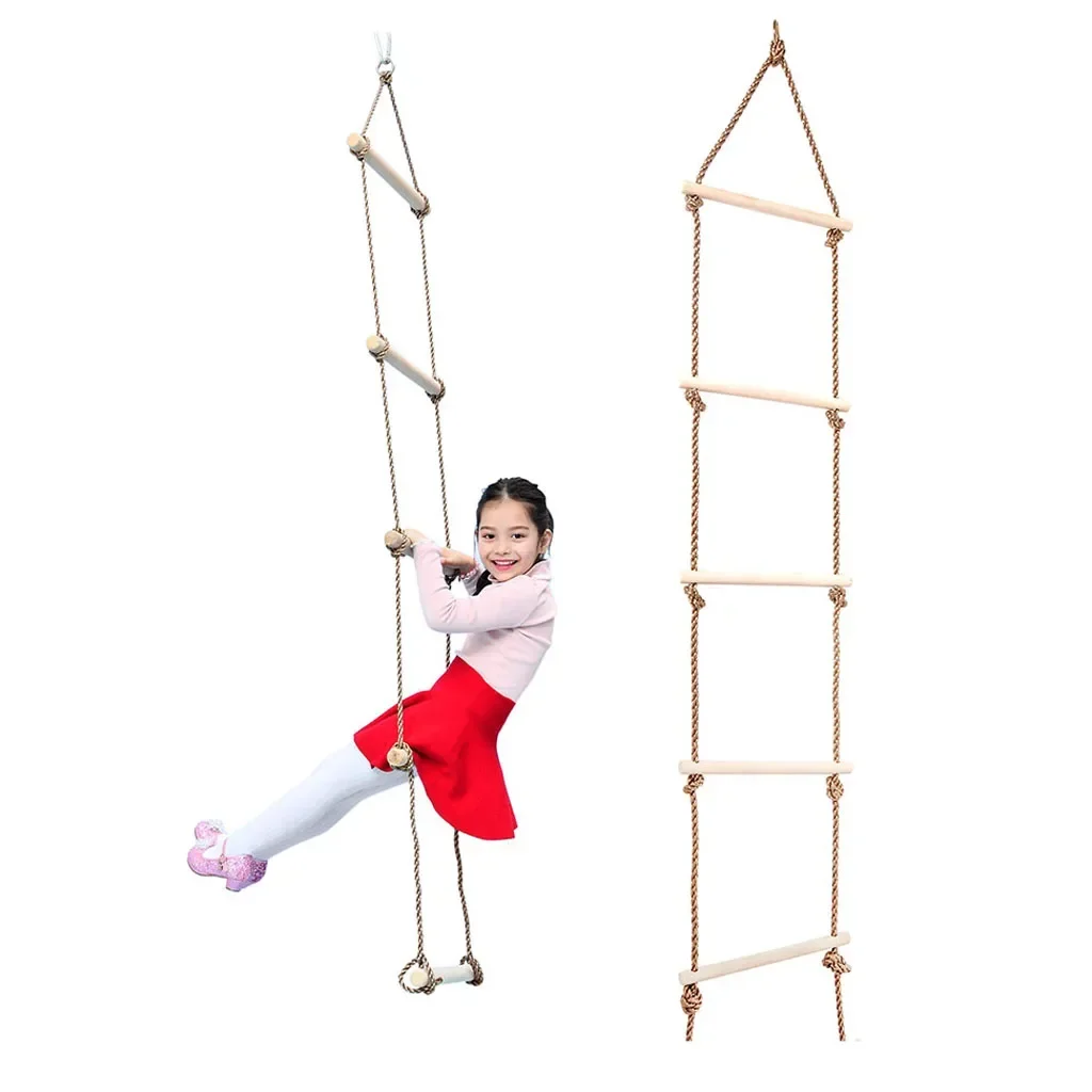 Children Climbing Rope Ladder  - Kids Outdoor Swing review and price