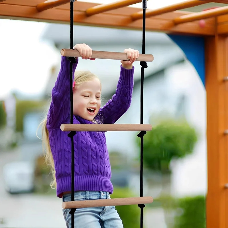 Children Climbing Rope Ladder  - Kids Outdoor Swing review and price