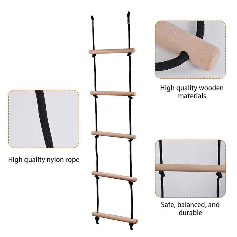 Children Climbing Rope Ladder  - Kids Outdoor Swing review and price