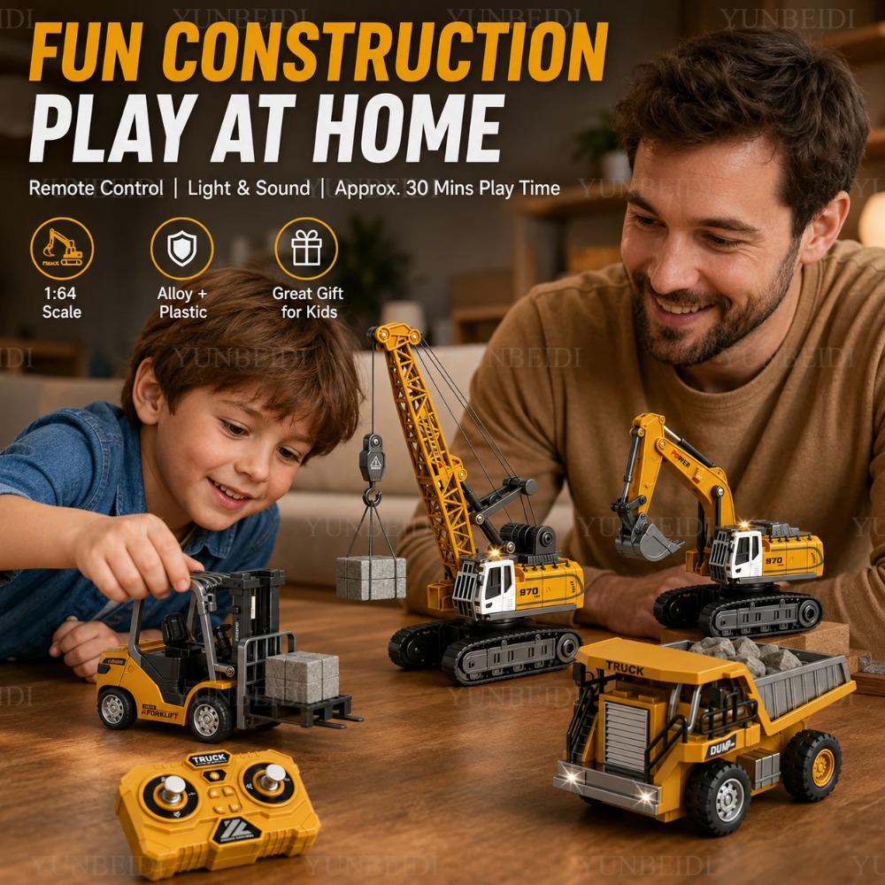 Remote Control Mini Alloy Car  - Kids Outdoor Excavator review and price