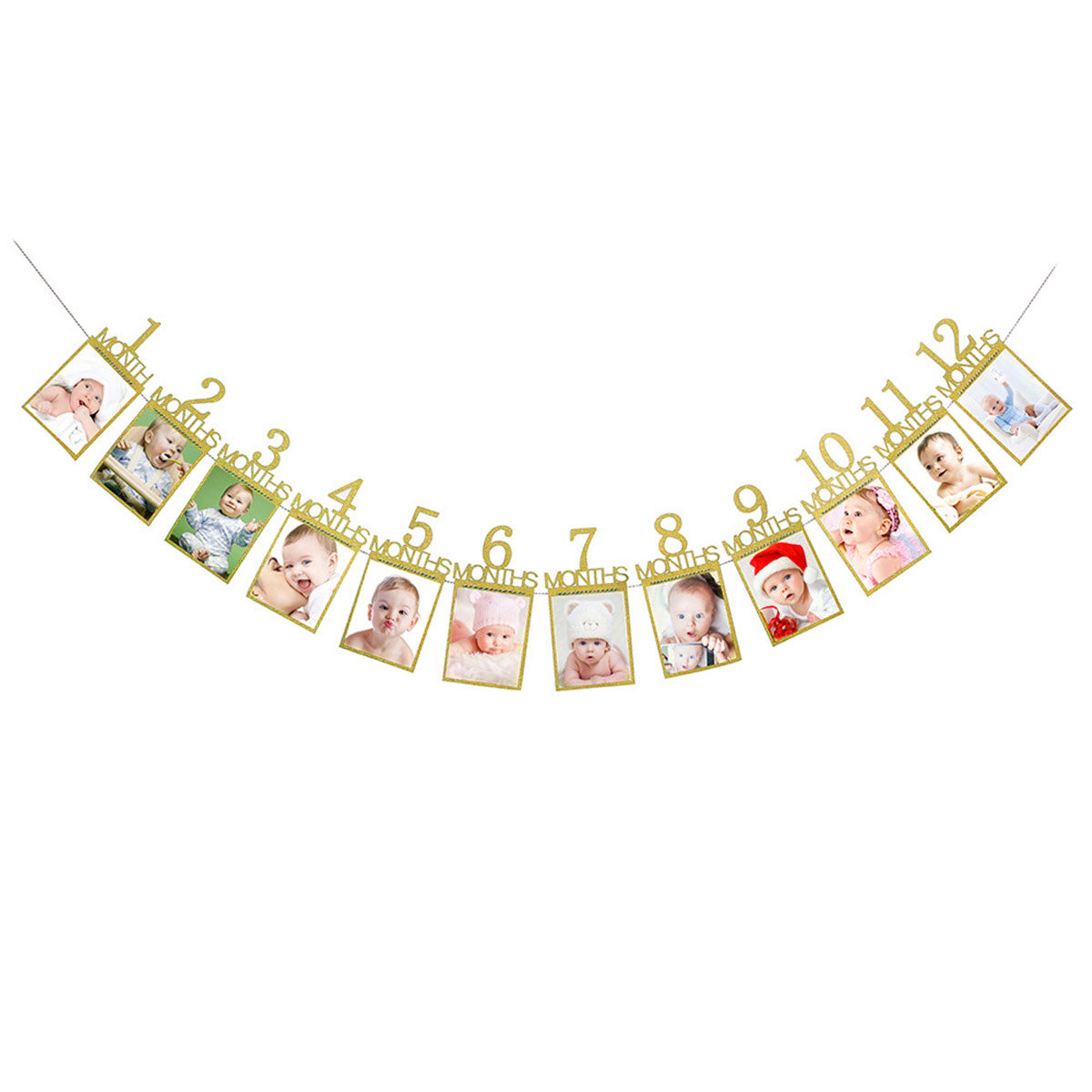12 Month Gold Baby Birthday Ph - Kids Outdoor Decor review and price
