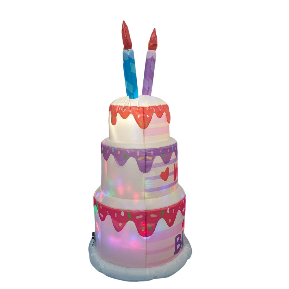 1.8M Inflatable Birthday Cake  - Kids Outdoor Decor review and price